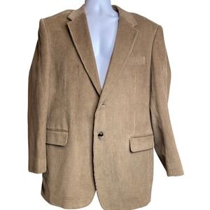 VTG MONSIEUR ADOLFO Men's Corduroy Blazer Sz 40R Retro Preppy Heritage Academia